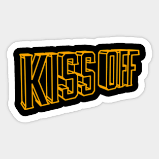 Kiss Off Sticker